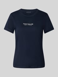 Regular Fit T-Shirt aus reiner Bio-Baumwolle von Tom Tailor Blau - 31