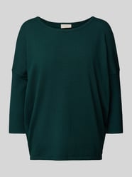 Gebreide pullover met ronde hals, model 'JONE' van FREE/QUENT Groen - 15