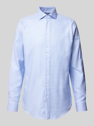 Regular Fit Business-Hemd mit Kentkragen Modell 'Spread' von SEIDENSTICKER REGULAR FIT Blau - 14