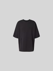 T-Shirt mit Label-Stitching von MM6 Maison Margiela Schwarz - 47