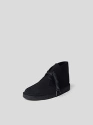 Desert Boots mit Ziernaht von Clarks Schwarz - 36
