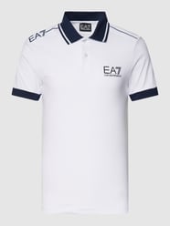 Poloshirt mit Label-Details von EA7 Emporio Armani Weiß - 37