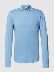 Vrijetijdsoverhemd met borstzak van Aspesi Blauw / turquoise - 42