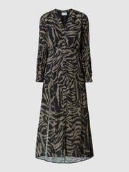 Blousejurk met dierenprint, model 'Sienna' van Oh April Groen - 19