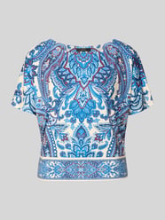 T-shirt z nadrukiem allover od Oui - 2