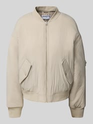 Jacke mit Stehkragen von Jake*s Casual Beige - 33
