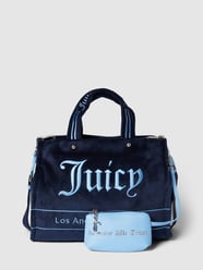 Bowling Bag mit Label-Stitching Modell 'IRIS' von Juicy Couture Blau - 18