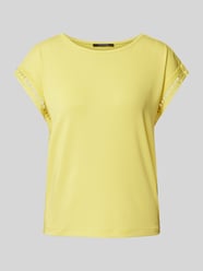 T-shirt z haftem angielskim od comma - 27