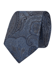 Krawatte aus reiner Seide (6 cm) von Willen Blau - 8