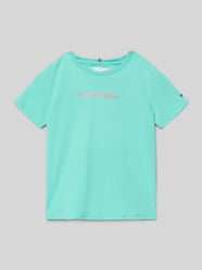 regular fit T-shirt van katoenmix van Tommy Hilfiger Teens - 16