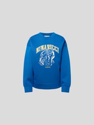 Sweatshirt mit Motiv-Print von Nina Ricci Blau - 28