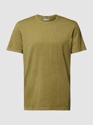 T-Shirt in melierter Optik von Tom Tailor Grün - 48