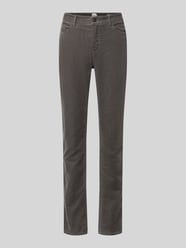 Smalle broek van katoenmix model 'MARY' van Brax - 2