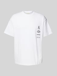 T-shirt z nadrukami z logo od ANOTHER COTTON LAB - 4