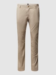 Slim Fit Chino mit Stretch-Anteil von BOSS Beige - 39