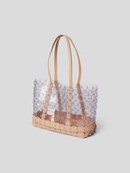 Shopper in semitransparenter Optik von Paco Rabanne Weiß - 18