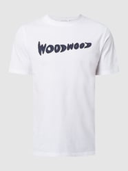 T-Shirt aus Baumwolle Modell 'Sami'  von Wood Wood Weiß - 1