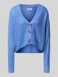 Regular fit gebreid jack met extra brede schouders, model 'CAROL' van Only - 16