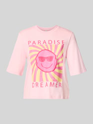 Relaxed Fit T-Shirt aus reiner Baumwolle Modell 'CARTY' von ONLY Pink - 21