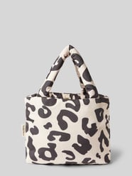 Handtasche mit Label-Detail  Modell 'Holy Cow' von STUDIO NOOS Beige - 2