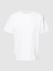T-shirt z detalem z logo model ‘DANTON’ od !Solid Biały - 48