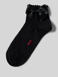 Socken mit Zierschleife von HUGO Schwarz - 18