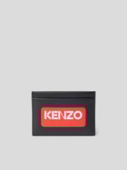 Kartenetui aus echtem Leder von Kenzo Schwarz - 6