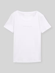 męski t-shirt o kroju regular fit z napisem z logo od Tom Tailor - 28