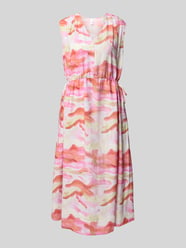 Midikleid mit V-Ausschnitt Modell 'AROLA' von YAS - 45