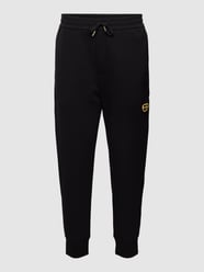 Sweatpants mit Eingrifftaschen Modell 'Sweathose' von Emporio Armani Schwarz - 16