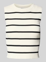 Slim fit korte top van viscosemix van Only - 18