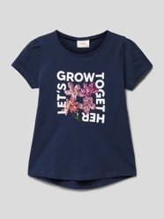 T-Shirt mit Paillettenbesatz von s.Oliver RED LABEL Blau / Türkis - 35