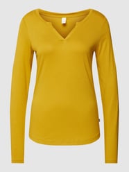 Longsleeve mit Tunikakragen von QS by s.Oliver Gelb - 26