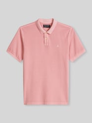 Regular Fit Poloshirt aus reiner Baumwolle mit Logo-Stitching von Marc O'Polo Pink - 10