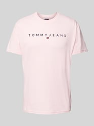 Regular Fit T-Shirt aus reiner Baumwolle mit Label Stitching von Tommy Jeans - 23