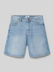 Szorty jeansowe o kroju loose fit z wpuszczanymi kieszeniami model 'TONY' od JACK & JONES - 47
