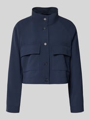 Relaxed fit korte blazer met klepzakken op de borst, model 'JOTANA' van BOSS - 27