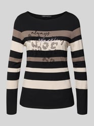 Slim Fit Longsleeve mit Strasssteinbesatz Modell 'Oktober' von Betty Barclay - 31