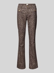 Flared stoffen broek met achterzakken, model 'SHAKIRA' van Brax - 22