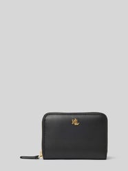 Portemonnaie aus echtem Leder Modell 'WILLET WALLET' von Lauren Ralph Lauren Schwarz - 2