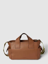 Torba shopper z detalami z logo model ‘Sienna’ od LIEBESKIND BERLIN Brązowy - 11