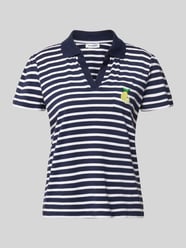 Regular Fit Poloshirt mit Brusttasche und Motiv-Stitching von MORE & MORE - 41