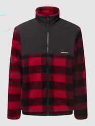 Sherpa jacket met contrastgarnering van MCNEAL Rood - 26