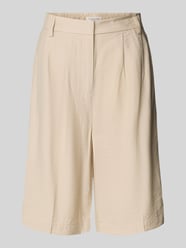 Relaxed Fit Bermudas mit Bundfalten von Christian Berg Woman Beige - 6
