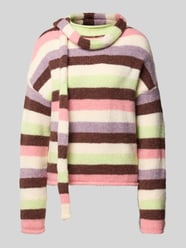 Relaxed Fit Strickpullover mit fixiertem Schal von DAISY STREET - 28