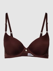 Schalen-BH mit verstellbaren Trägern Modell 'Ivette' von s.Oliver RED LABEL Braun - 40