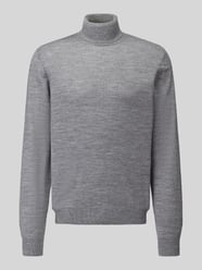 Regular Fit Rollkragenpullover aus reiner Wolle von Jake*s Studio Men - 3