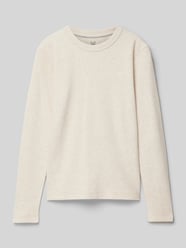 Longsleeve mit Strukturmuster Modell 'BLUHARRY' von Jack & Jones Beige - 46