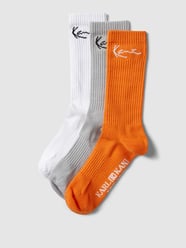 Socken mit Label-Print im 3er-Pack - P&C X Karl Kani von KARL KANI Orange - 28