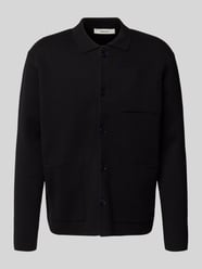 Relaxed fit gebreid jack van katoenmix, model 'MIKE' van SELECTED HOMME - 13